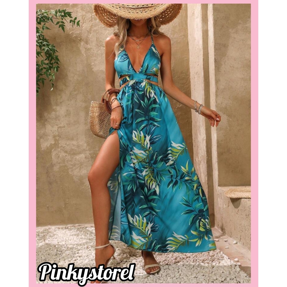 Maxi Breezaya Leaf Dress - Picture 2 of 6